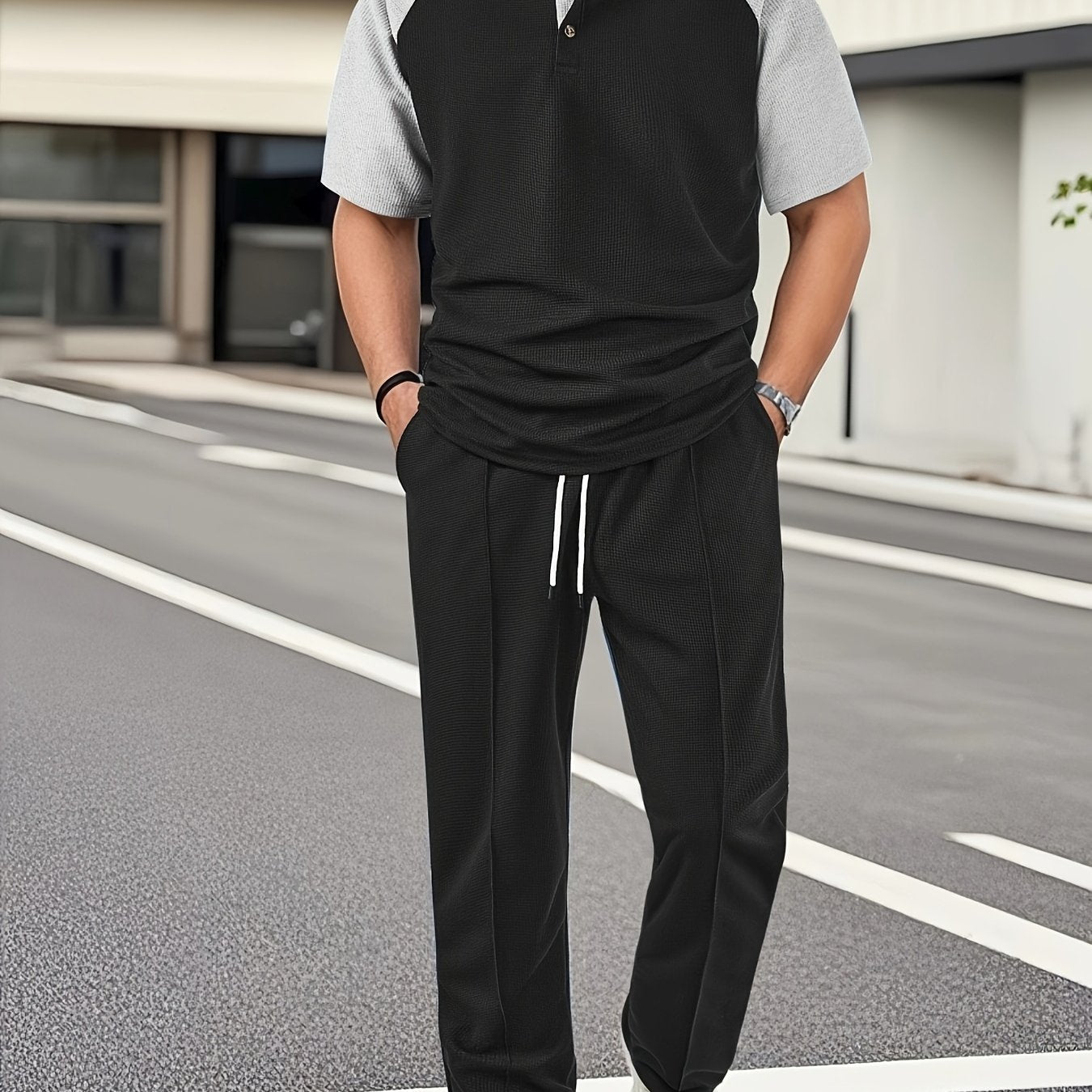 Noah – Casual Set mit Shirt & Bundhose