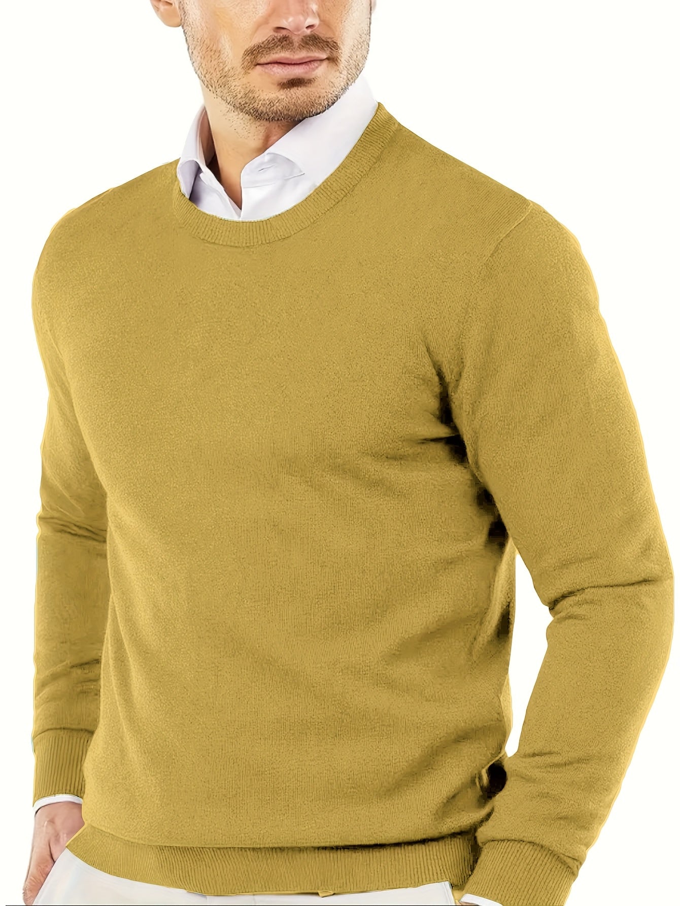 Luca – Strickpullover mit Rundhalsausschnitt