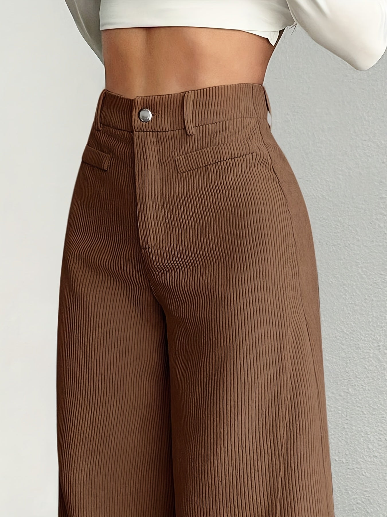 Alior – Hochbundhose in Cord-Optik