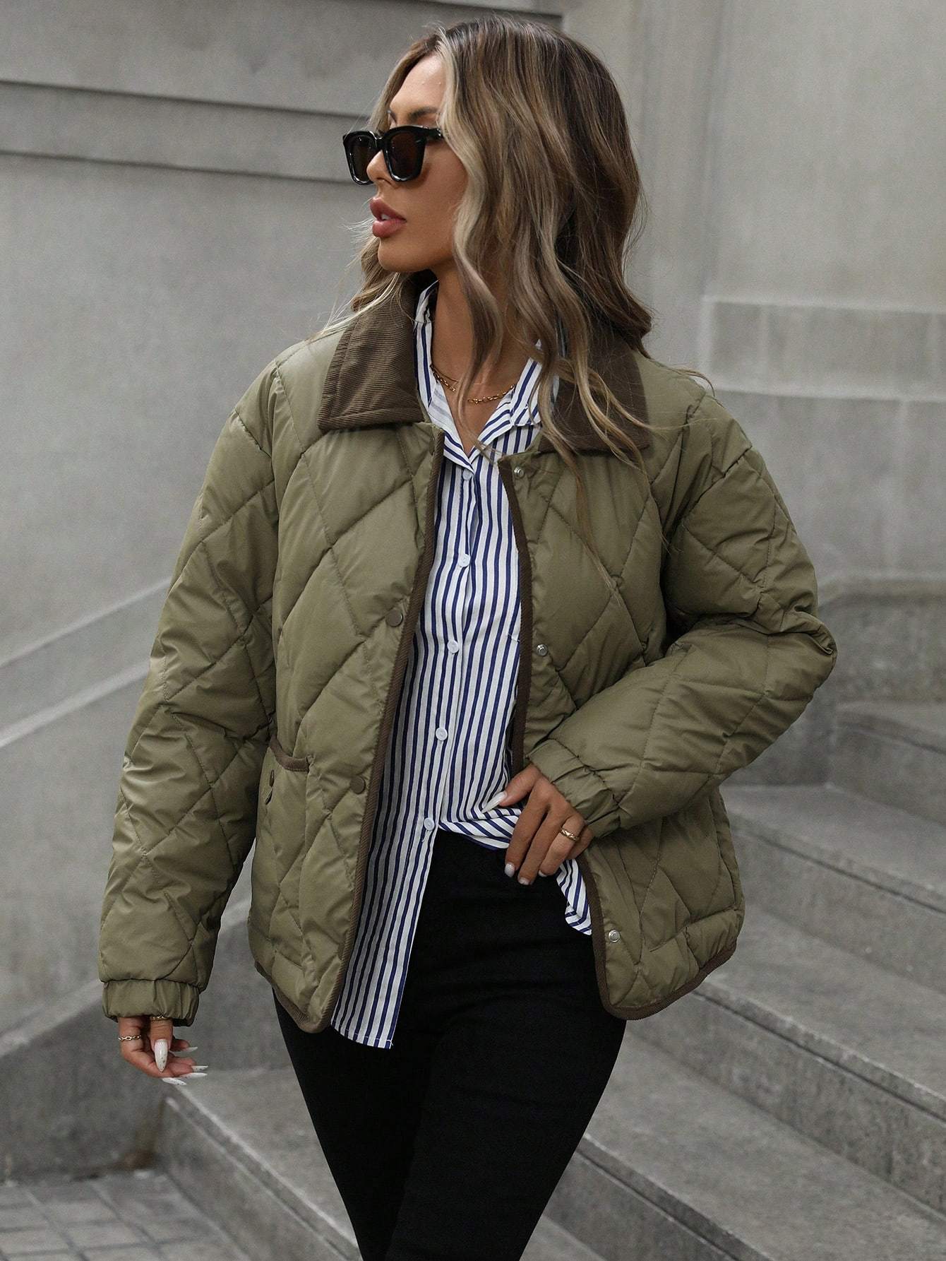 Amelia – Steppjacke mit Reissverschluss