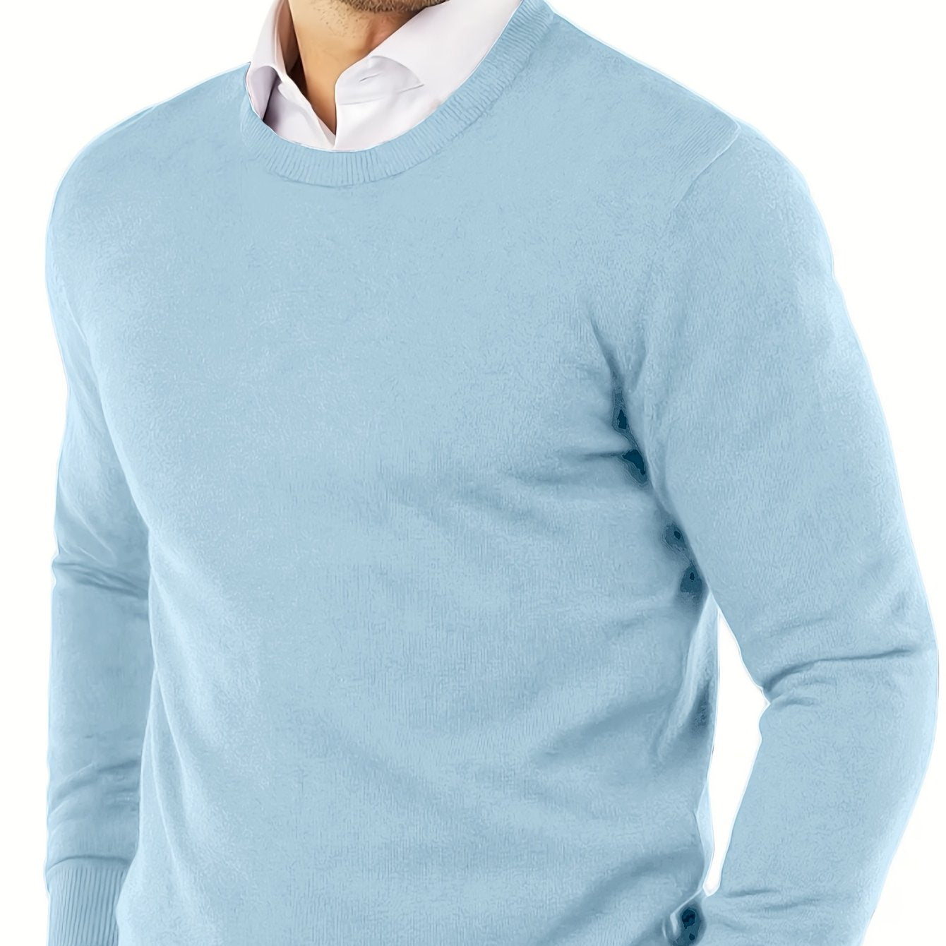 Luca – Strickpullover mit Rundhalsausschnitt