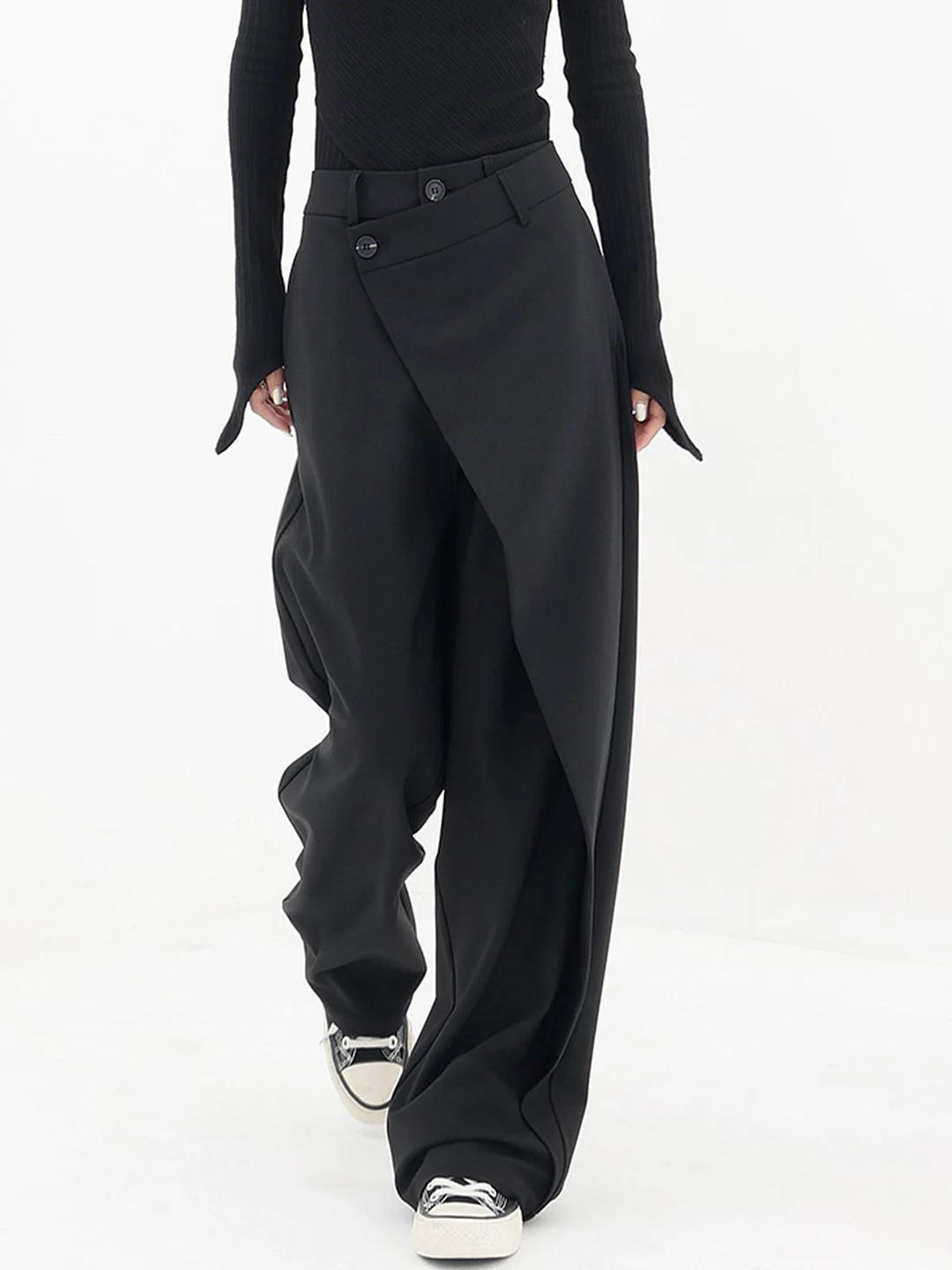 Mila - Moderne Asymmetrische Baggy-Hose
