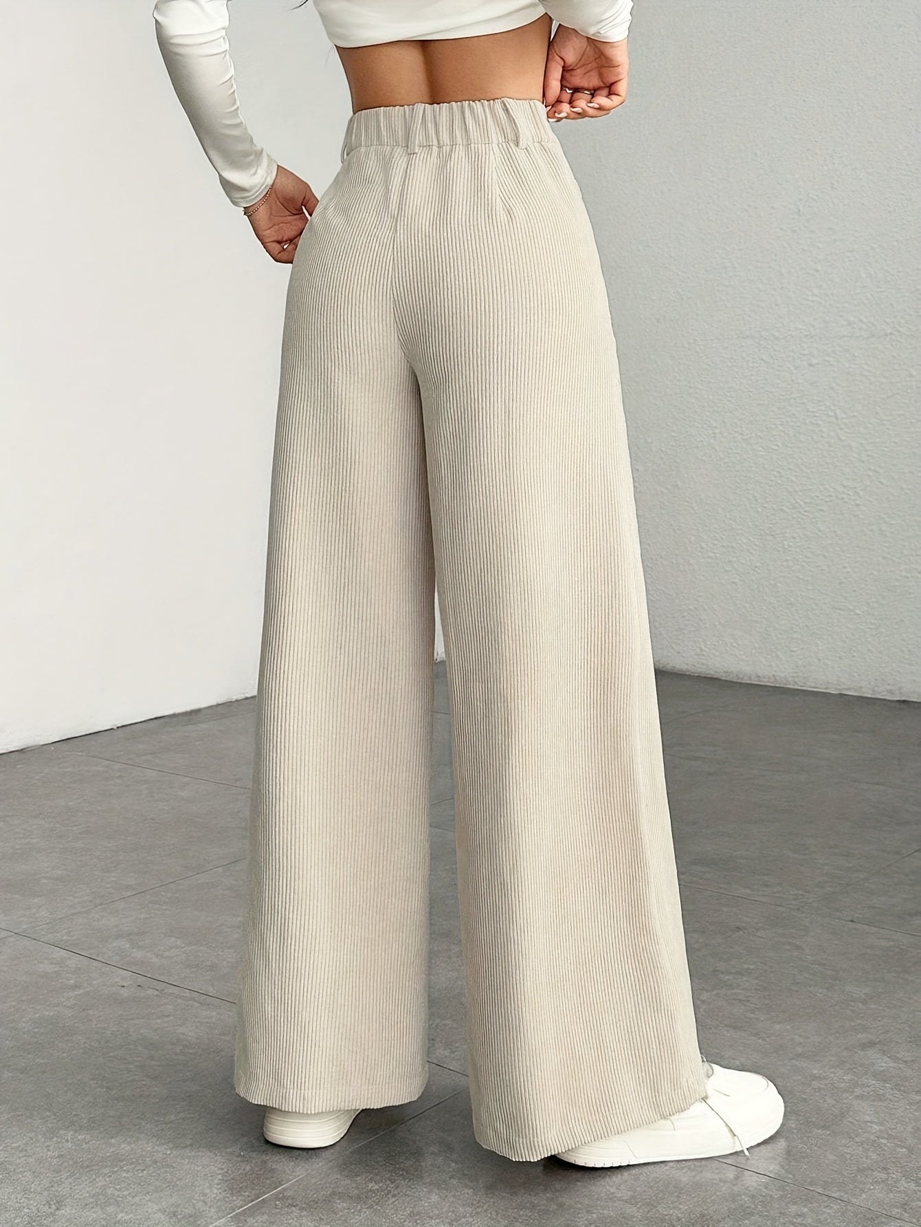 Alior – Hochbundhose in Cord-Optik