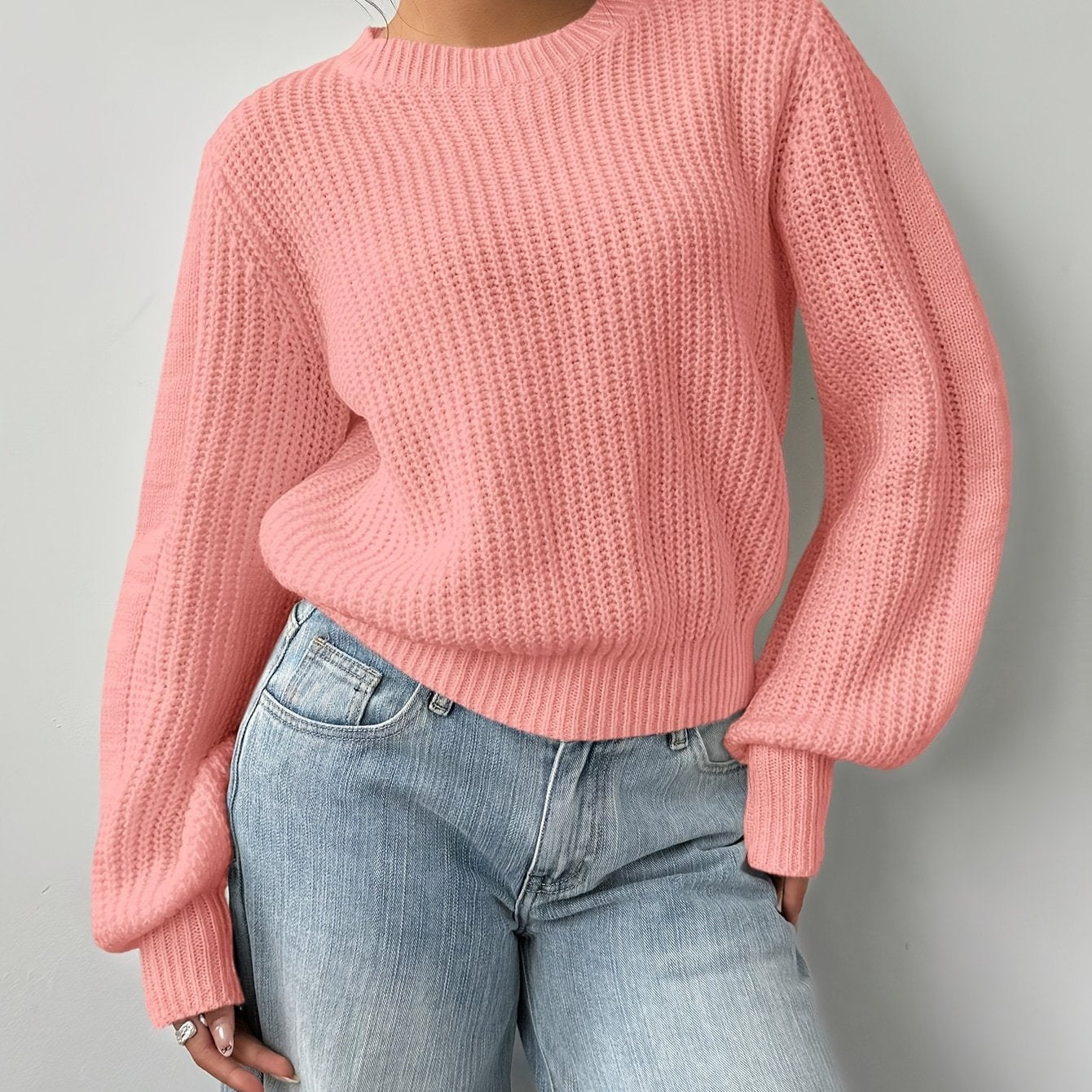Alessia – Weicher Pullover in Rosa