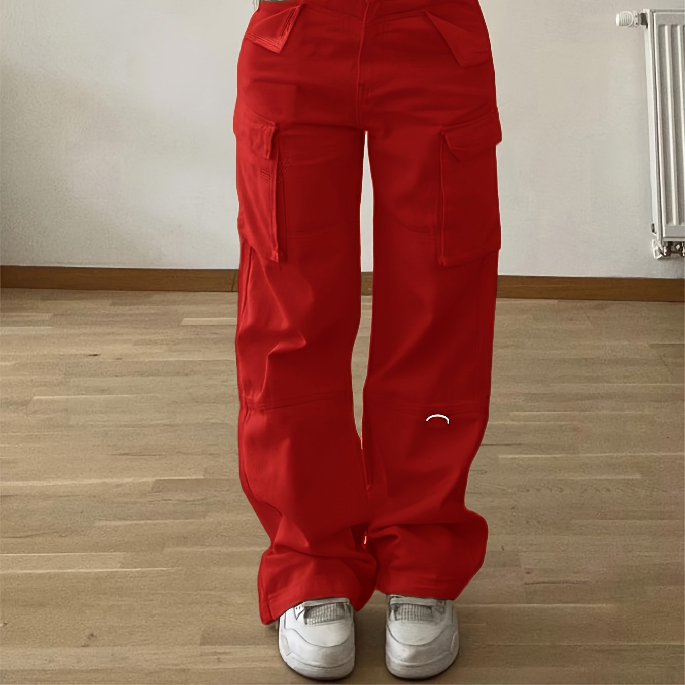 Rania – Cargo Hose in Rosa mit Funktionstaschen