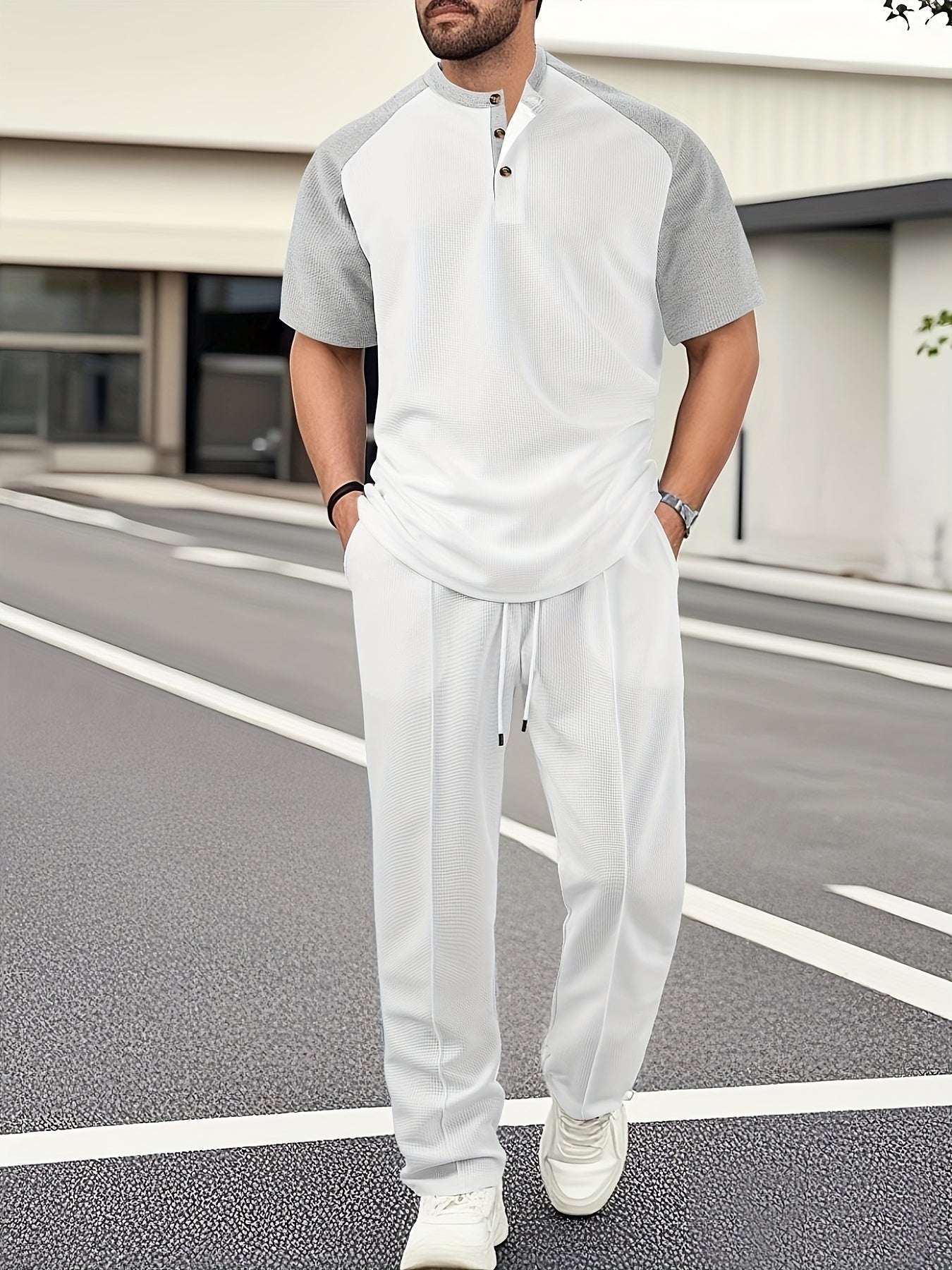 Noah – Casual Set mit Shirt & Bundhose