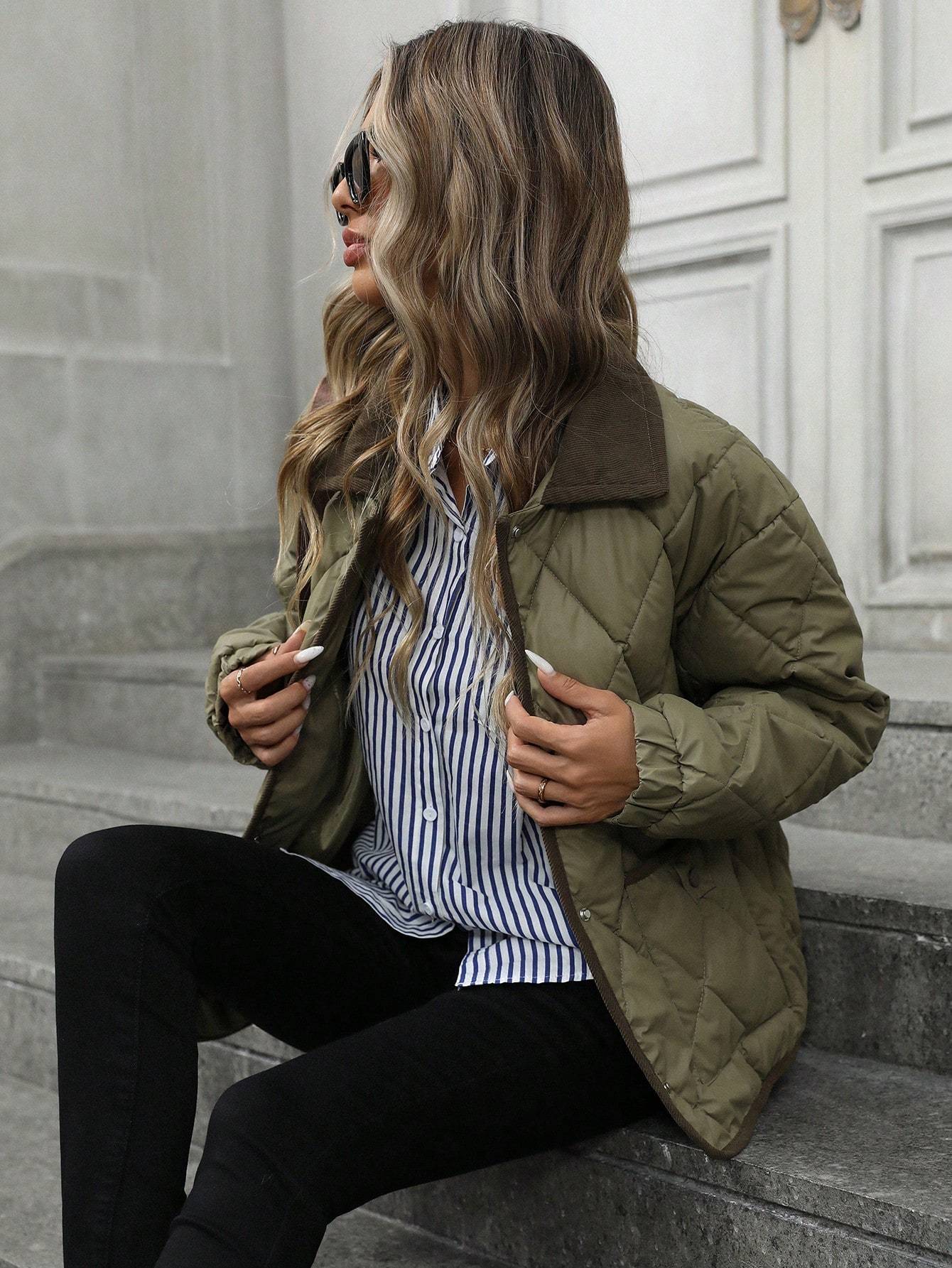 Amelia – Steppjacke mit Reissverschluss