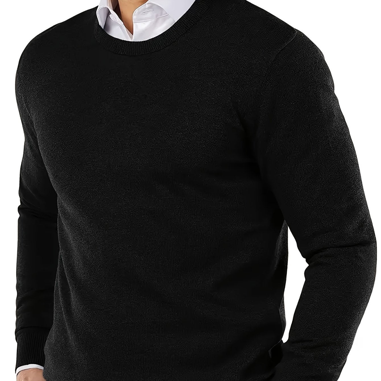Luca – Strickpullover mit Rundhalsausschnitt