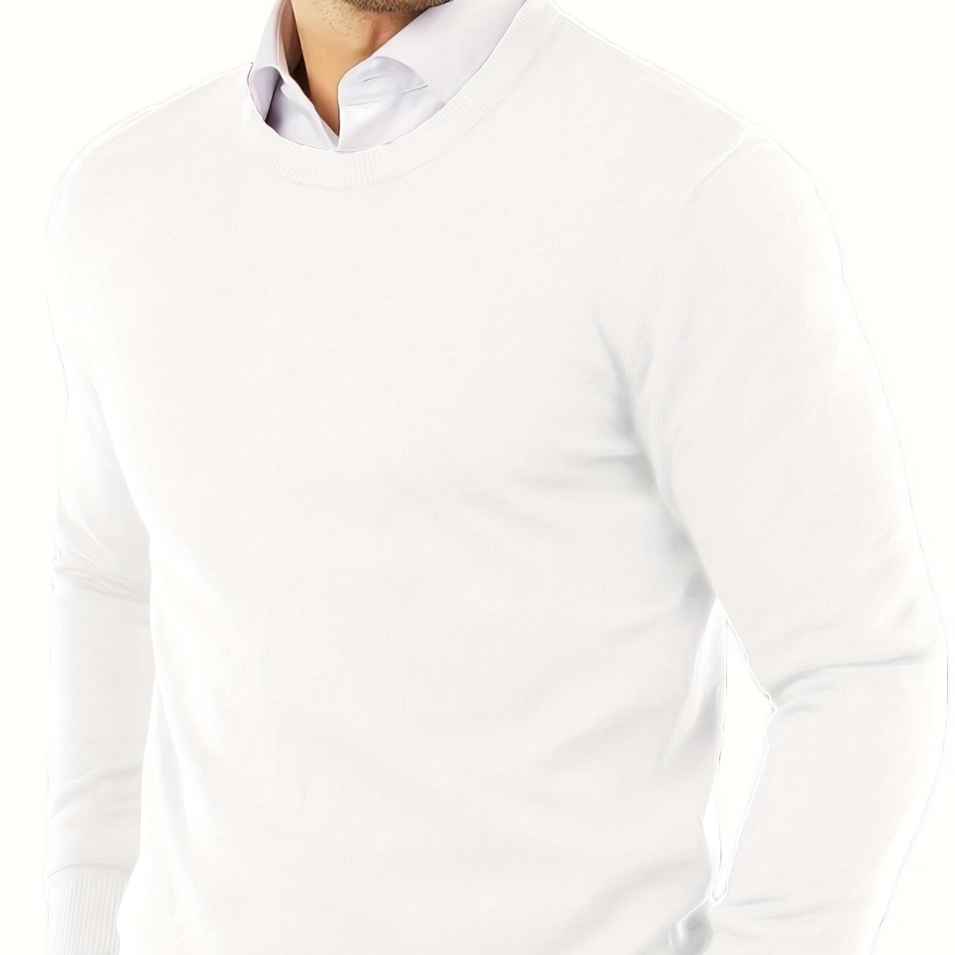 Luca – Strickpullover mit Rundhalsausschnitt