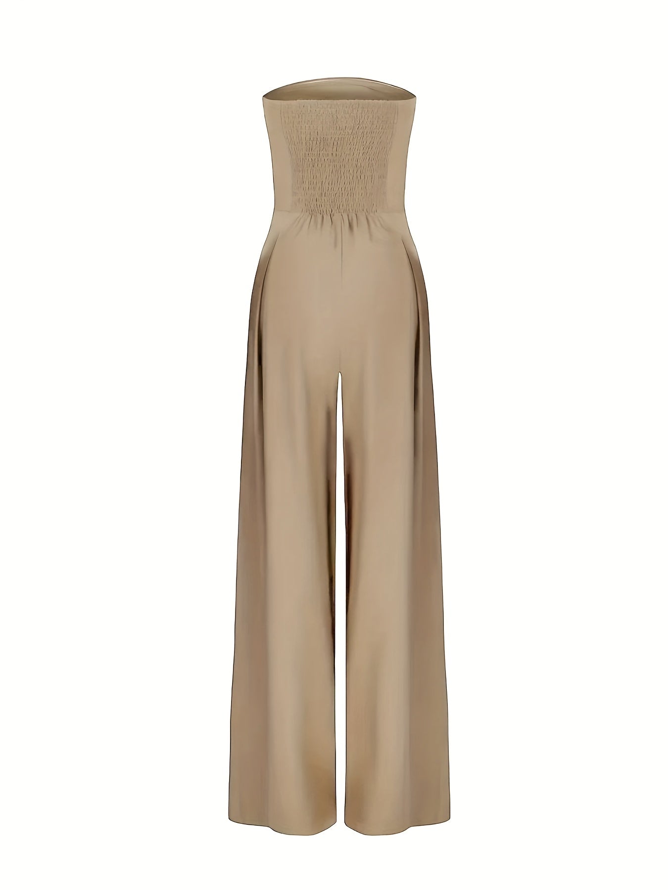 Amalia – Trägerloser Jumpsuit mit weitem Bein