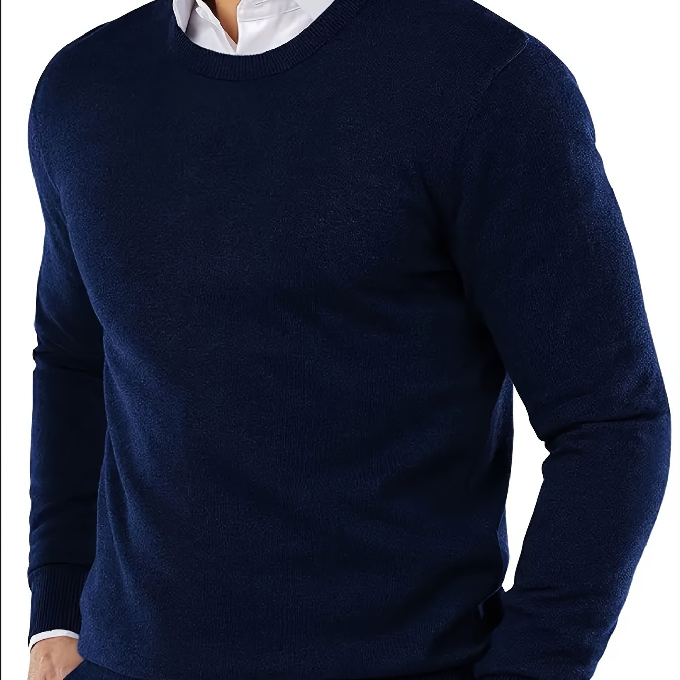 Luca – Strickpullover mit Rundhalsausschnitt