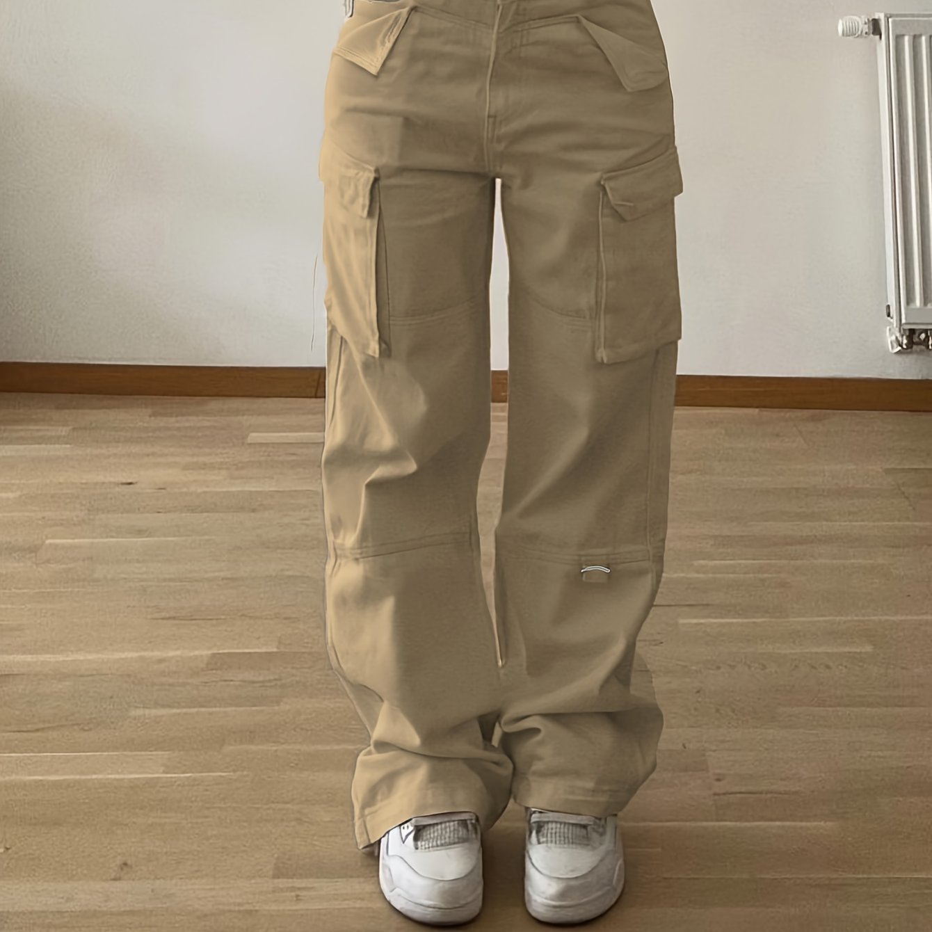 Rania – Cargo Hose in Rosa mit Funktionstaschen