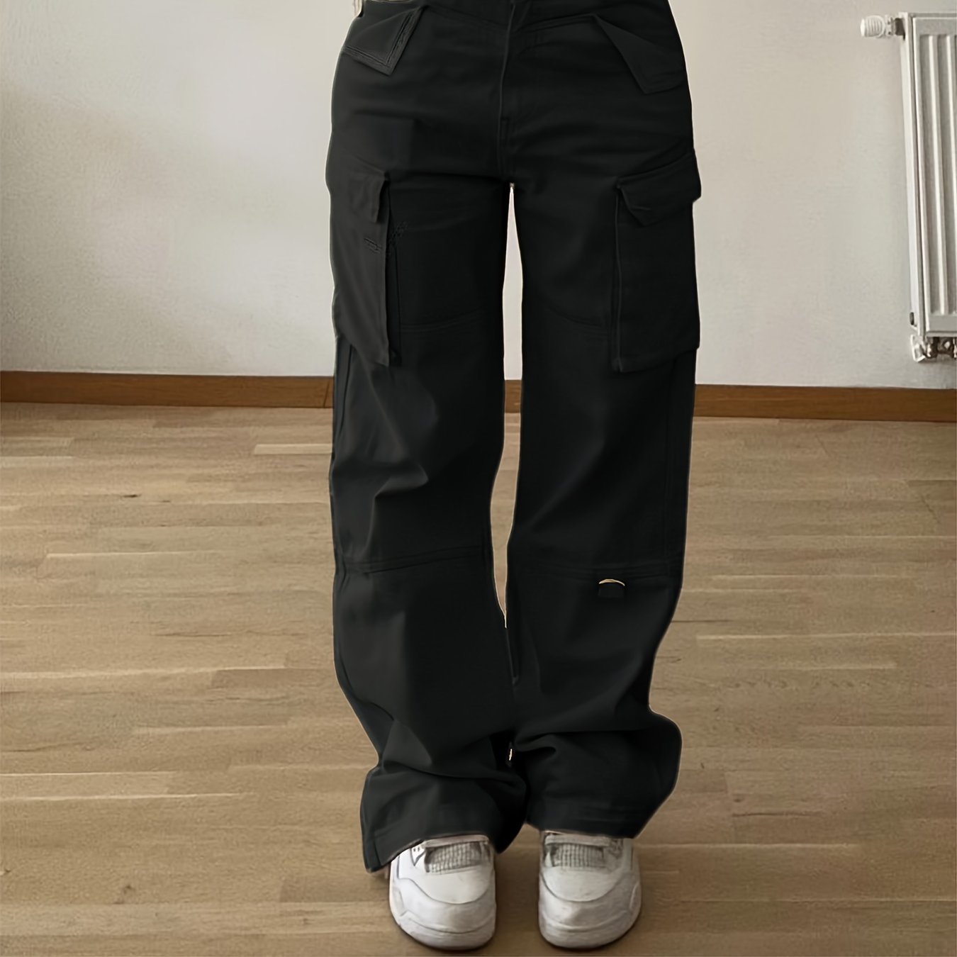 Rania – Cargo Hose in Rosa mit Funktionstaschen