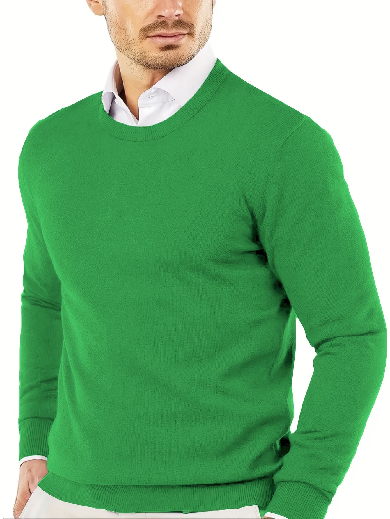 Luca – Strickpullover mit Rundhalsausschnitt