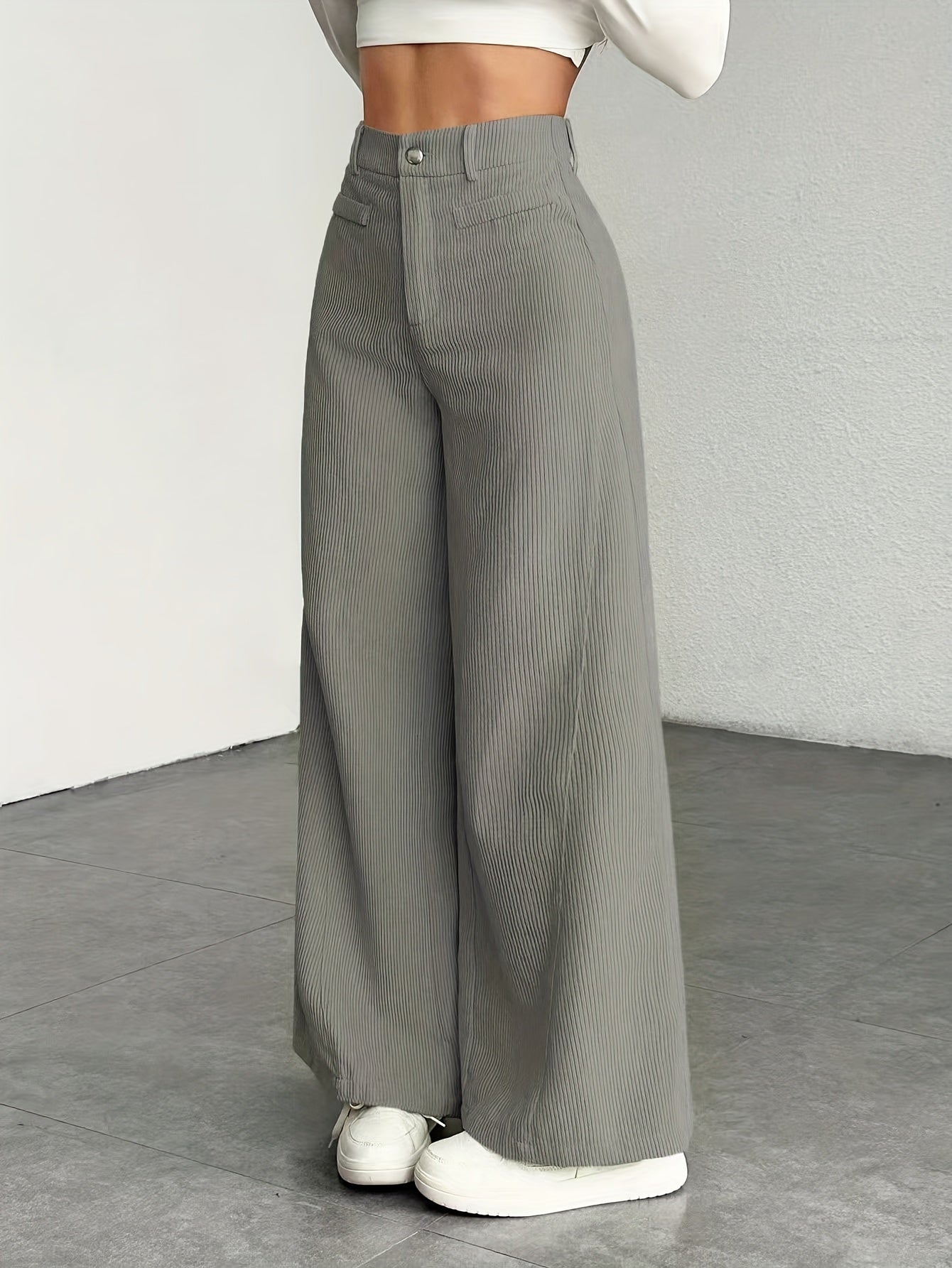 Alior – Hochbundhose in Cord-Optik