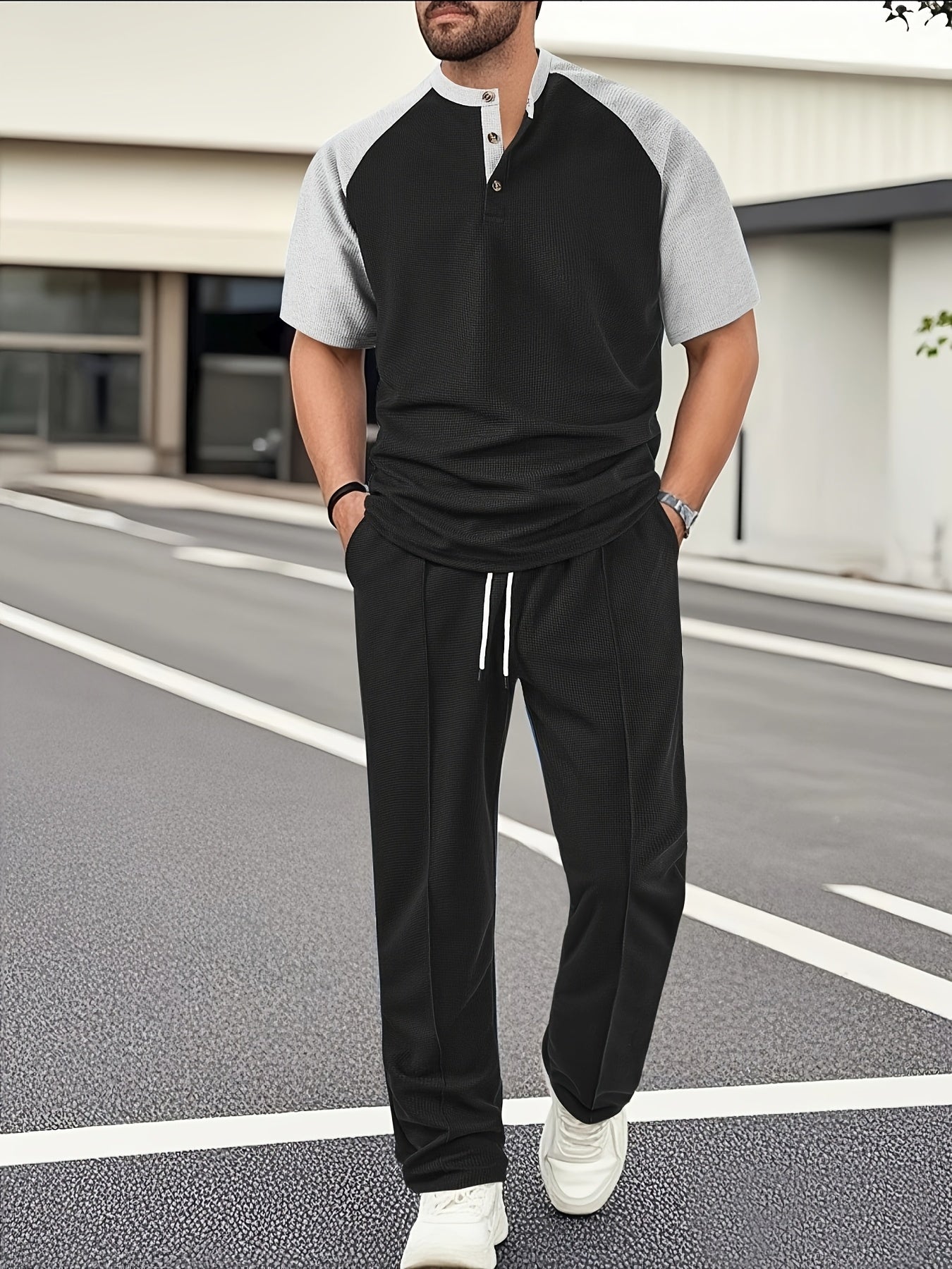 Noah – Casual Set mit Shirt & Bundhose