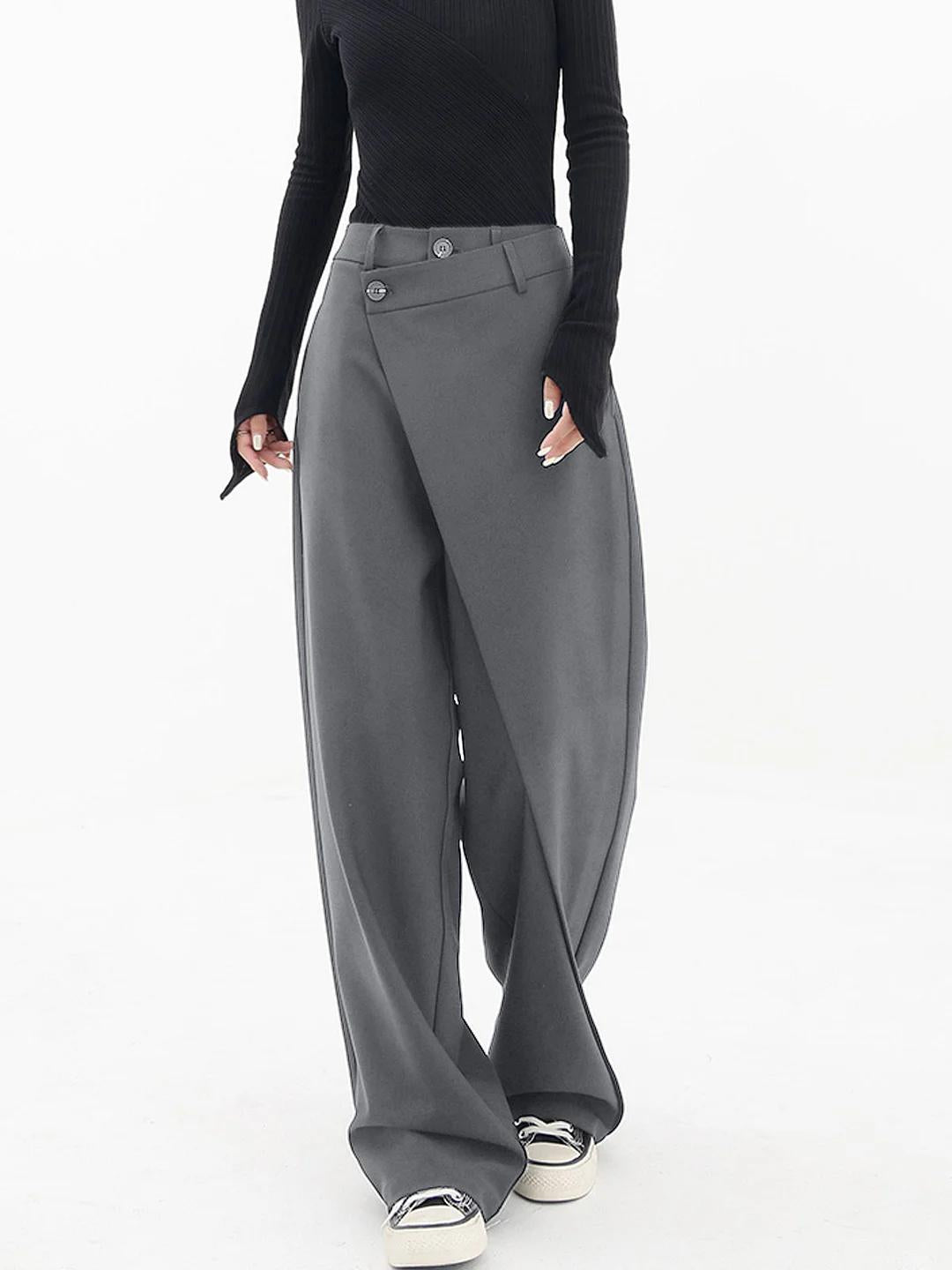 Mila - Moderne Asymmetrische Baggy-Hose
