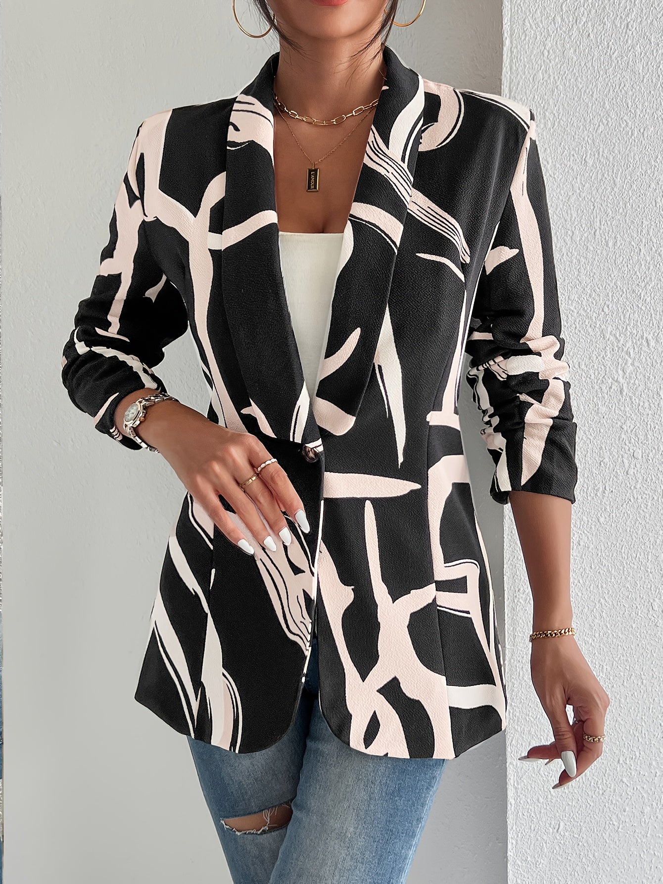 Isla – Bedruckter Blazer