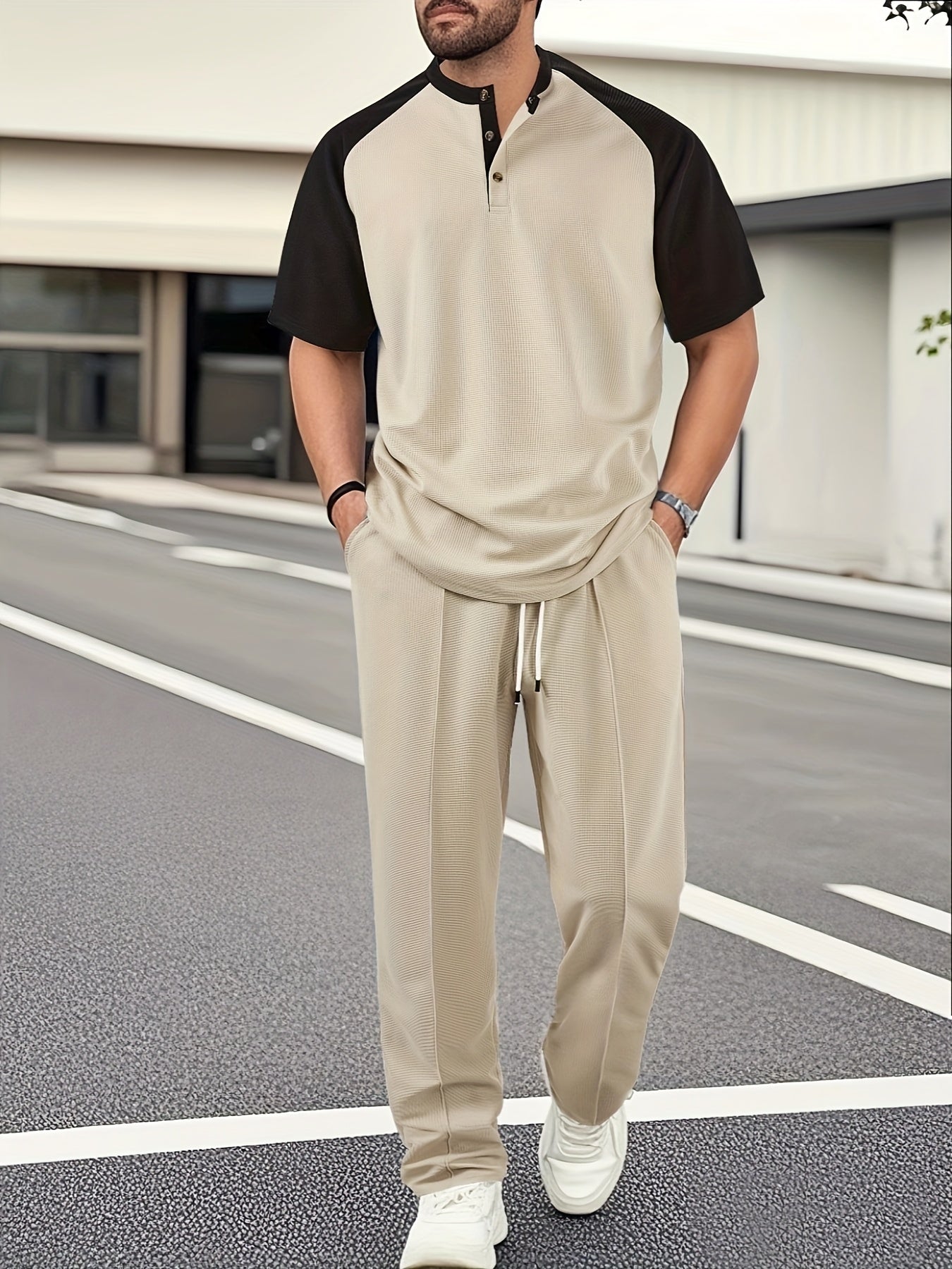 Noah – Casual Set mit Shirt & Bundhose