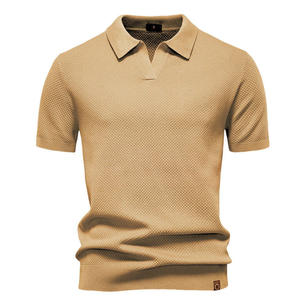 Milo - Casual strukturiertes Polo-shirt