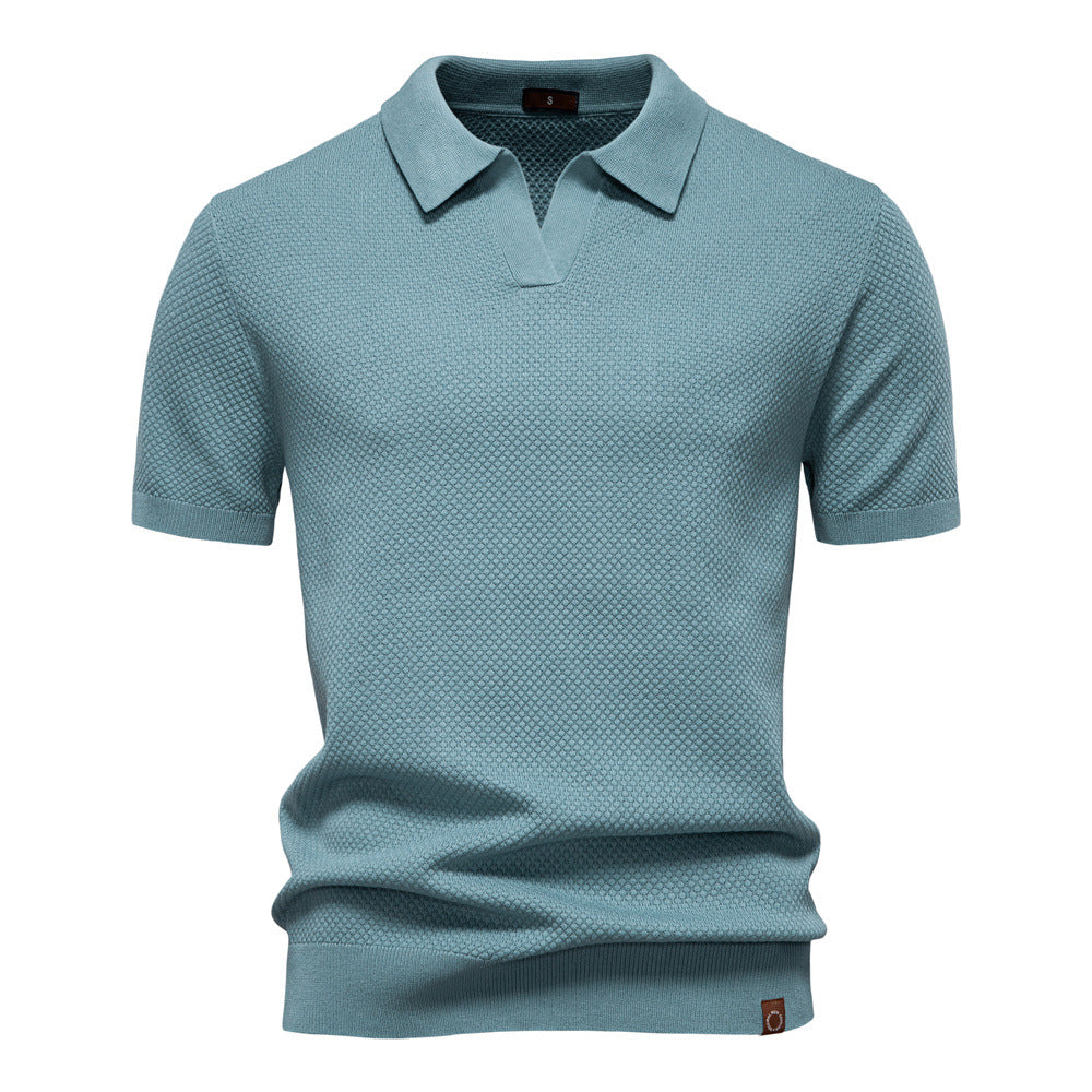 Milo - Casual strukturiertes Polo-shirt