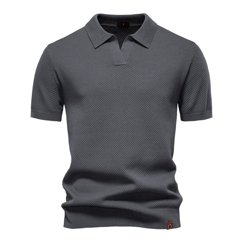 Milo - Casual strukturiertes Polo-shirt