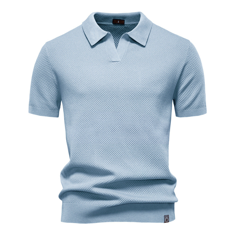 Milo - Casual strukturiertes Polo-shirt