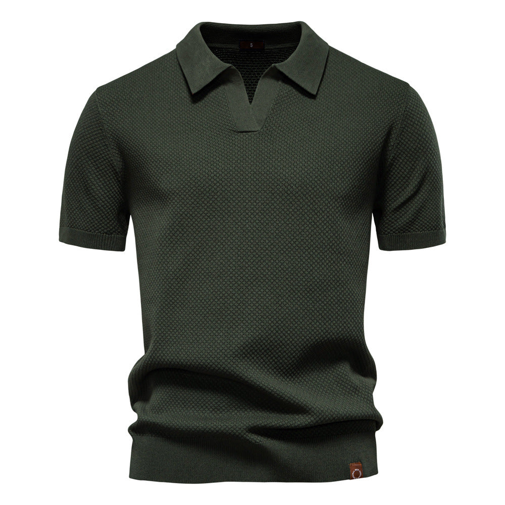 Milo - Casual strukturiertes Polo-shirt