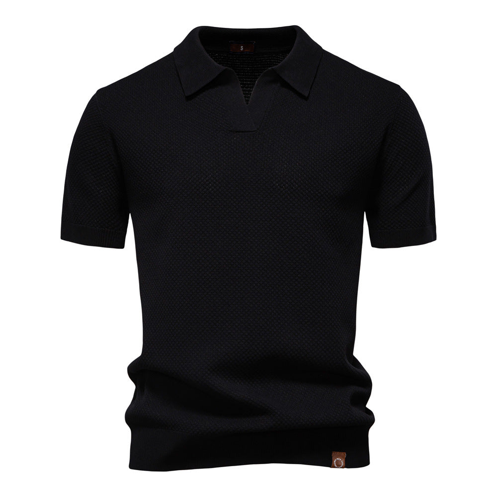 Milo - Casual strukturiertes Polo-shirt