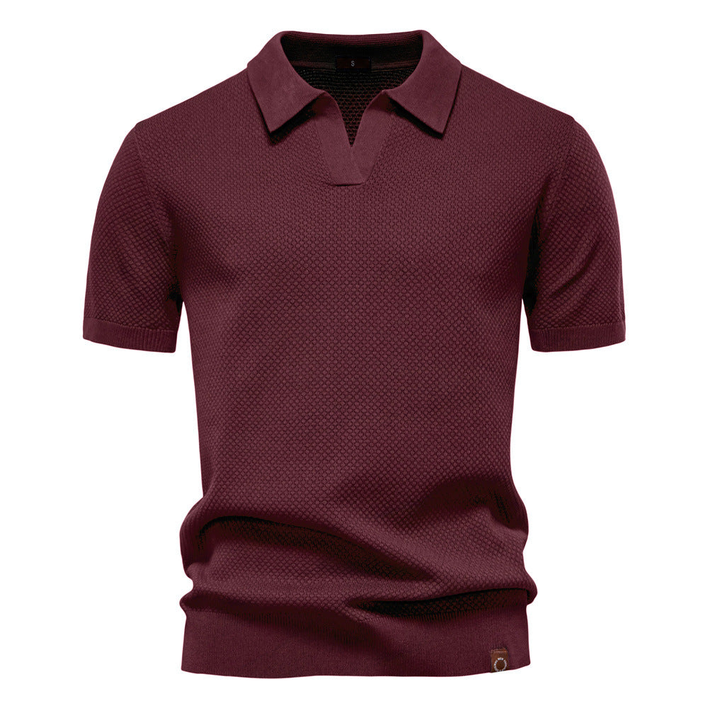 Milo - Casual strukturiertes Polo-shirt