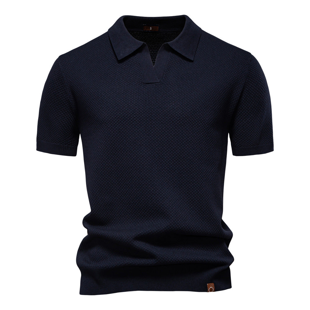 Milo - Casual strukturiertes Polo-shirt