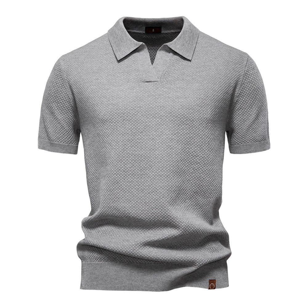 Milo - Casual strukturiertes Polo-shirt