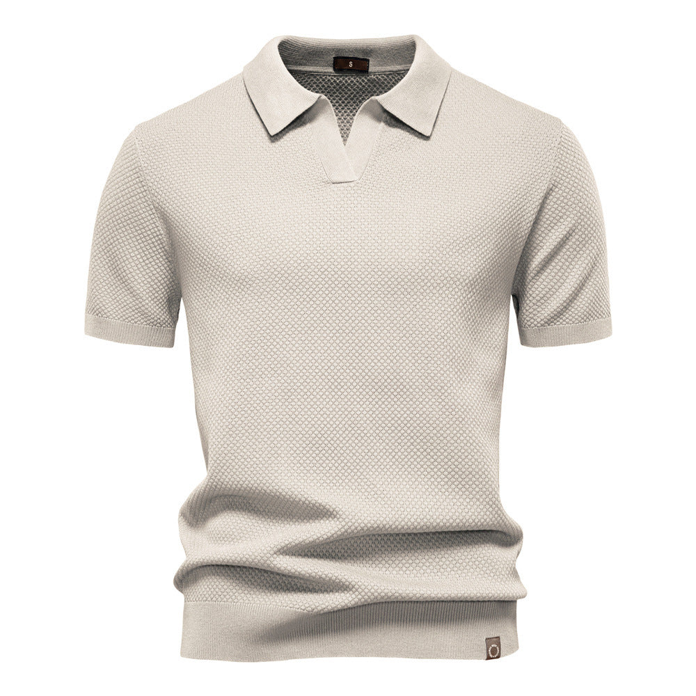 Milo - Casual strukturiertes Polo-shirt
