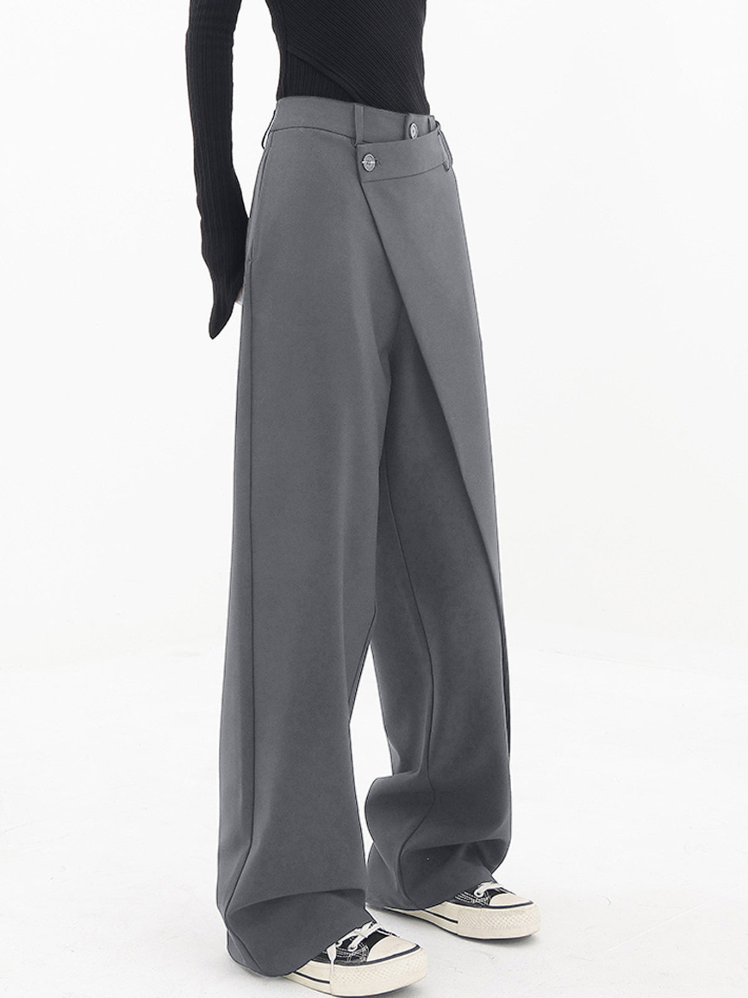Mila - Moderne Asymmetrische Baggy-Hose