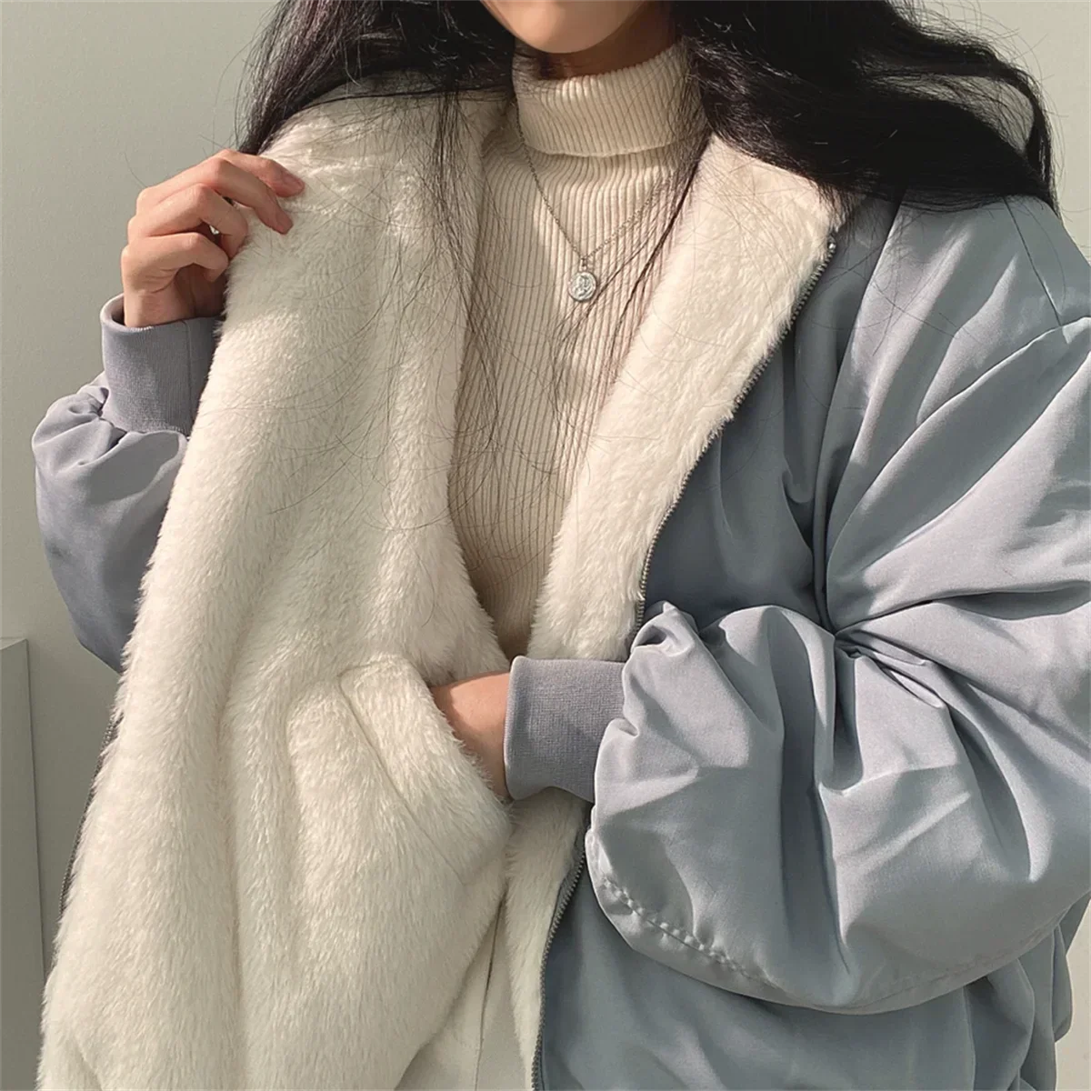Elke – Wendejacke mit Kapuze