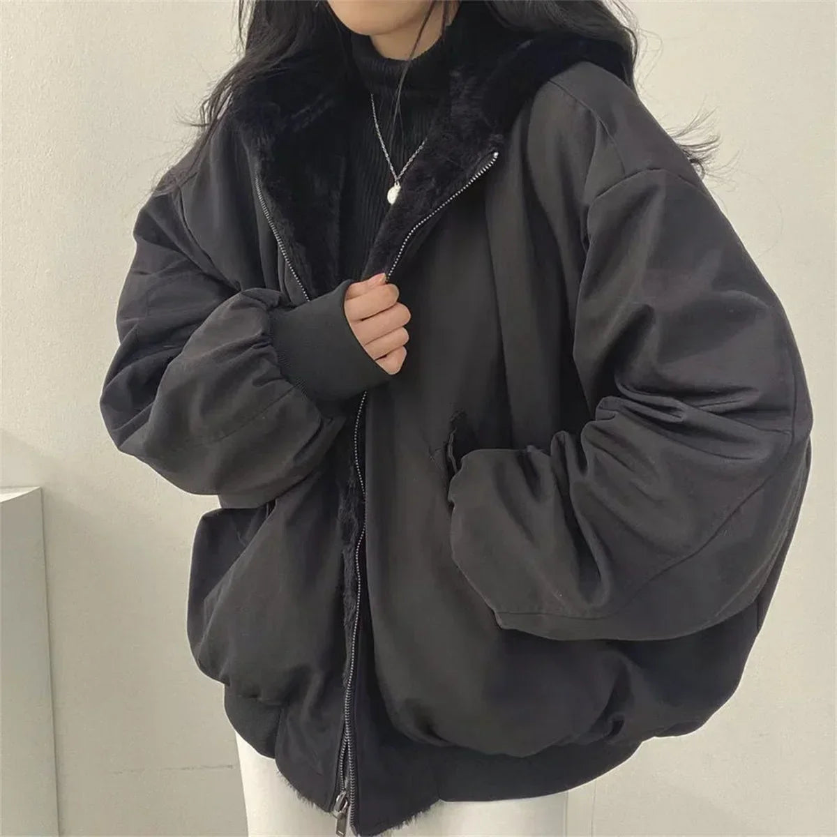 Elke – Wendejacke mit Kapuze