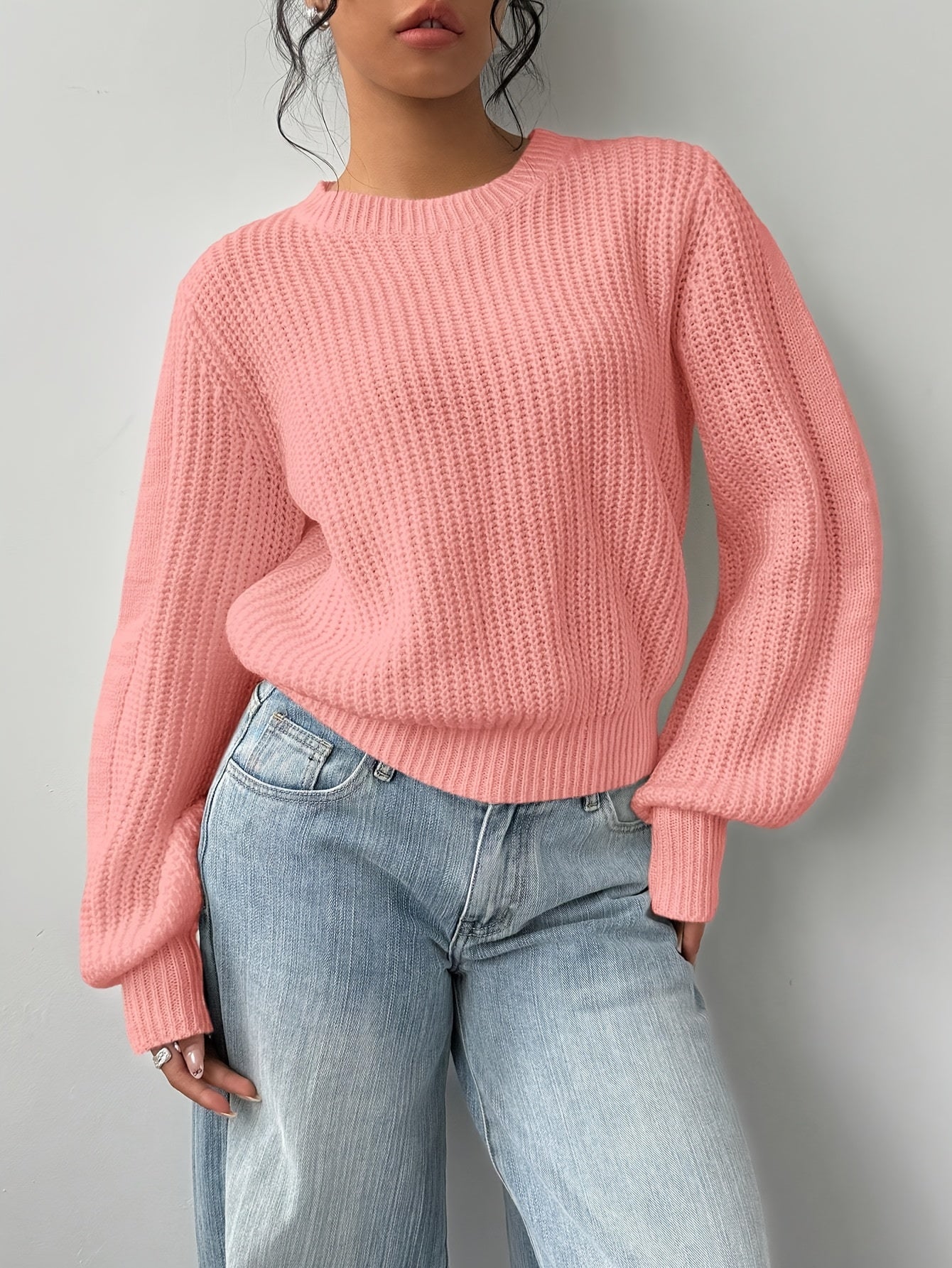 Alessia – Weicher Pullover in Rosa