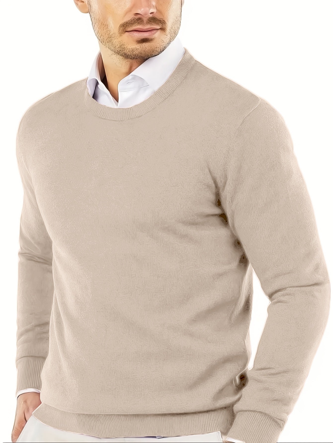 Luca – Strickpullover mit Rundhalsausschnitt