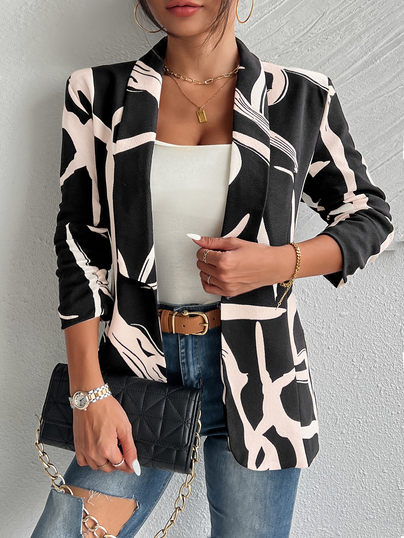 Isla – Bedruckter Blazer