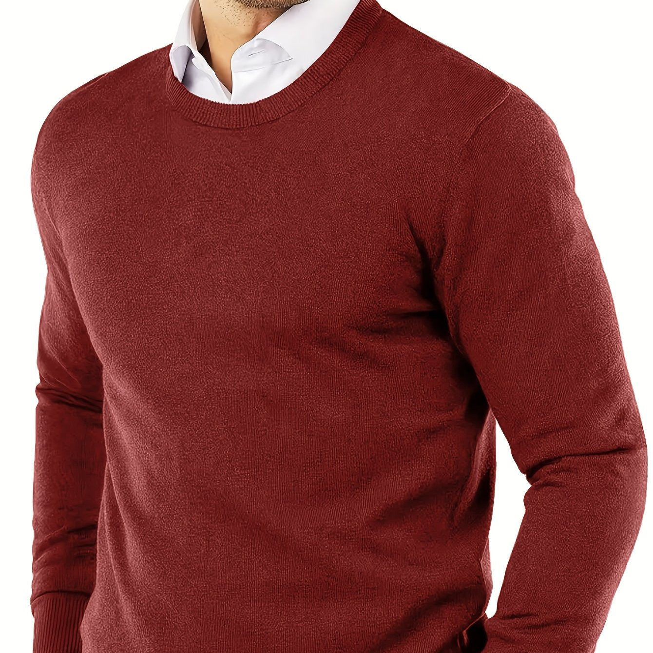 Luca – Strickpullover mit Rundhalsausschnitt