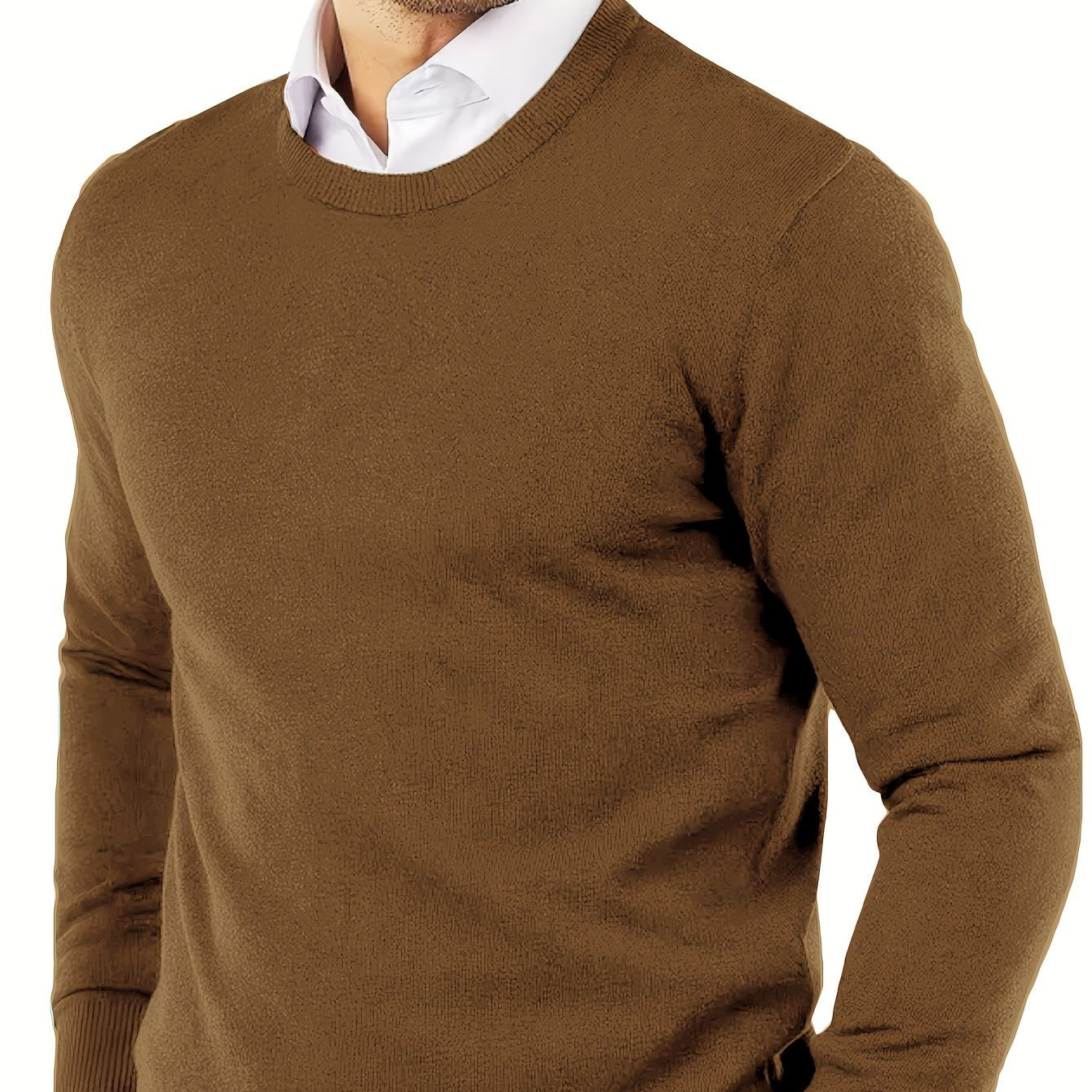Luca – Strickpullover mit Rundhalsausschnitt