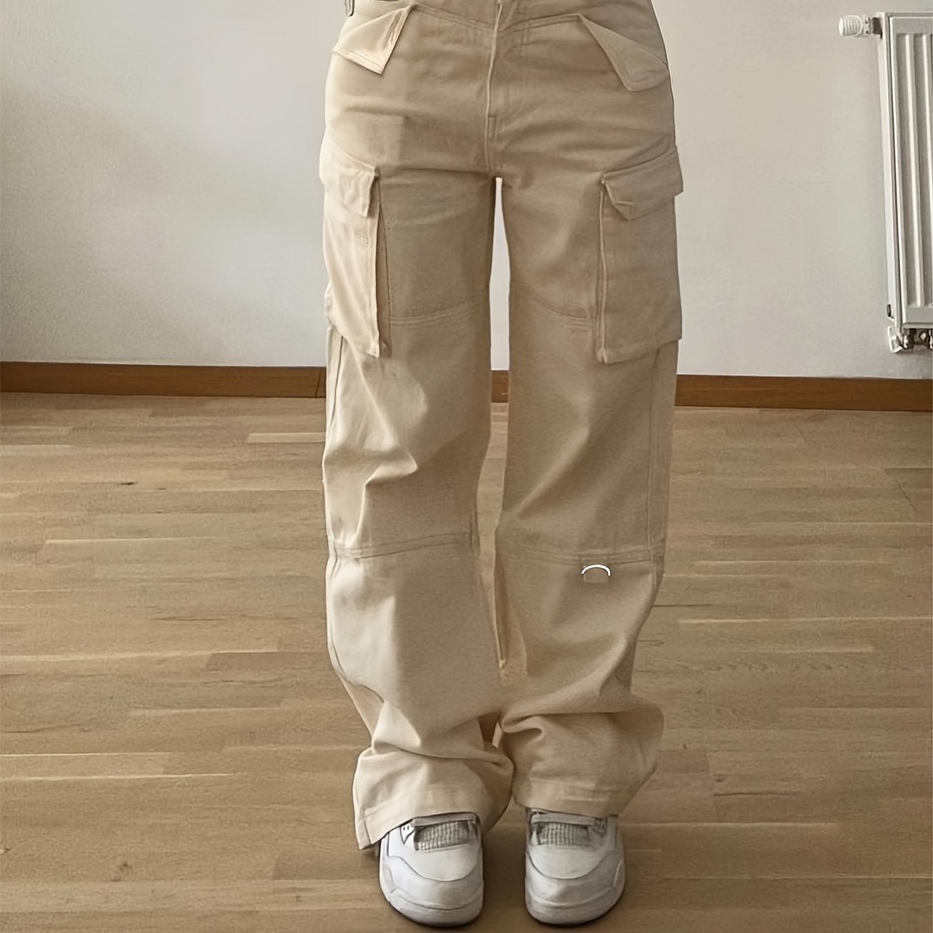 Rania – Cargo Hose in Rosa mit Funktionstaschen