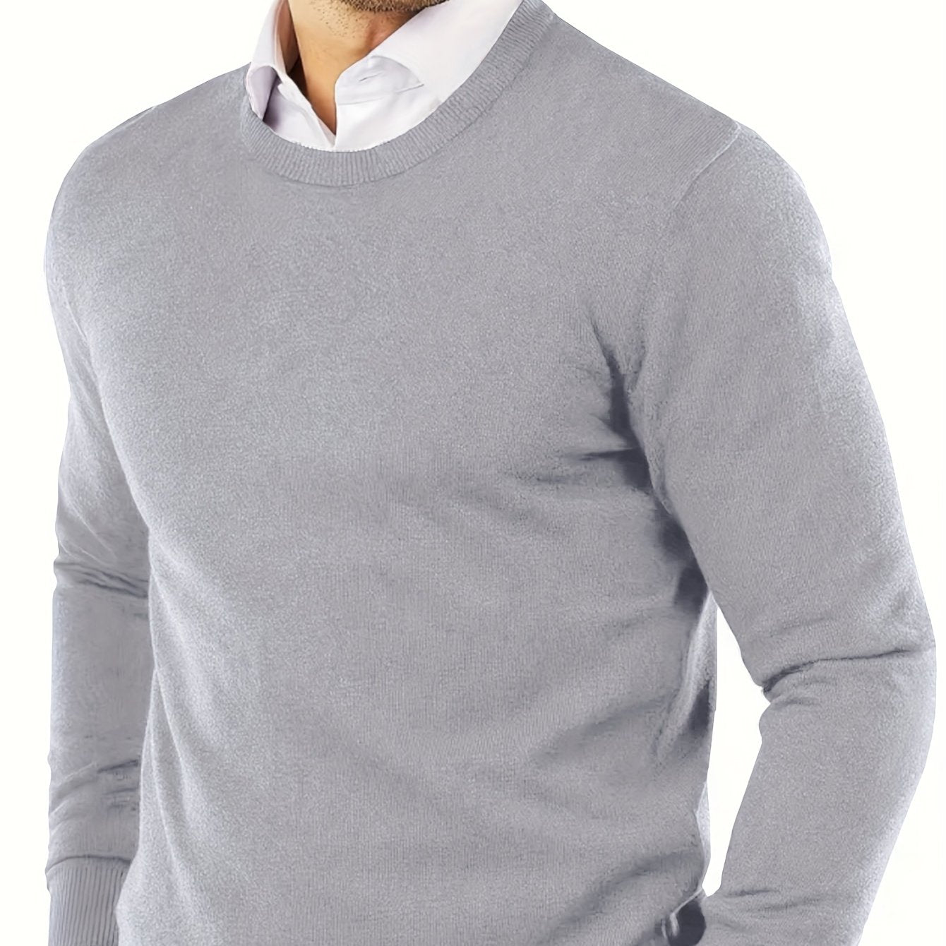 Luca – Strickpullover mit Rundhalsausschnitt