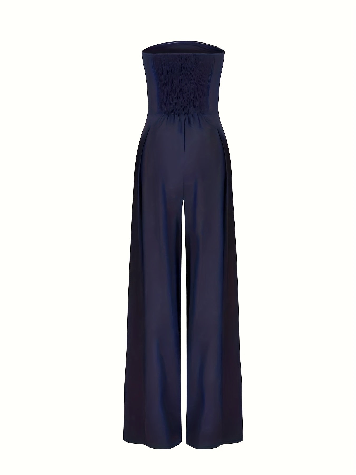 Amalia – Trägerloser Jumpsuit mit weitem Bein