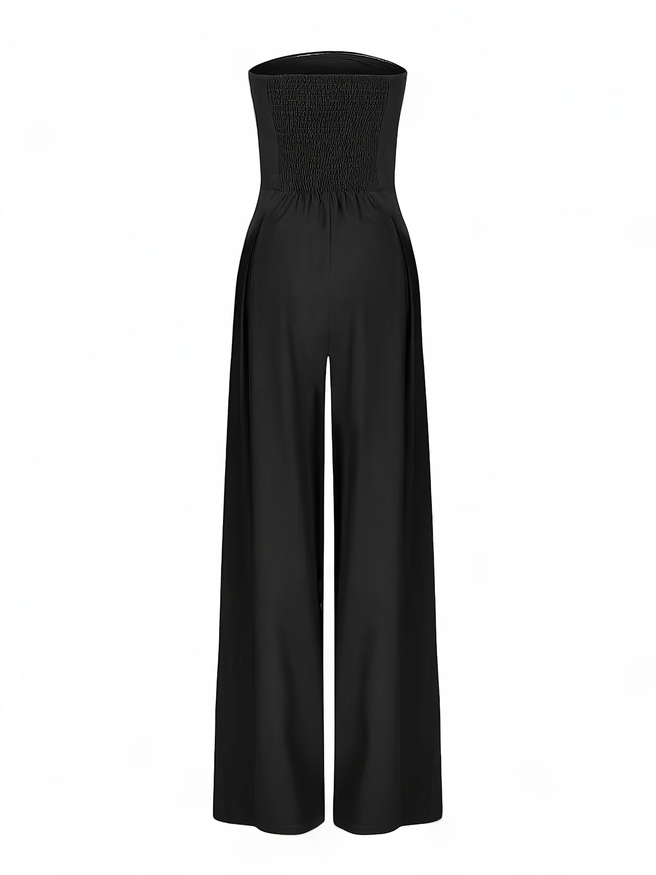 Amalia – Trägerloser Jumpsuit mit weitem Bein