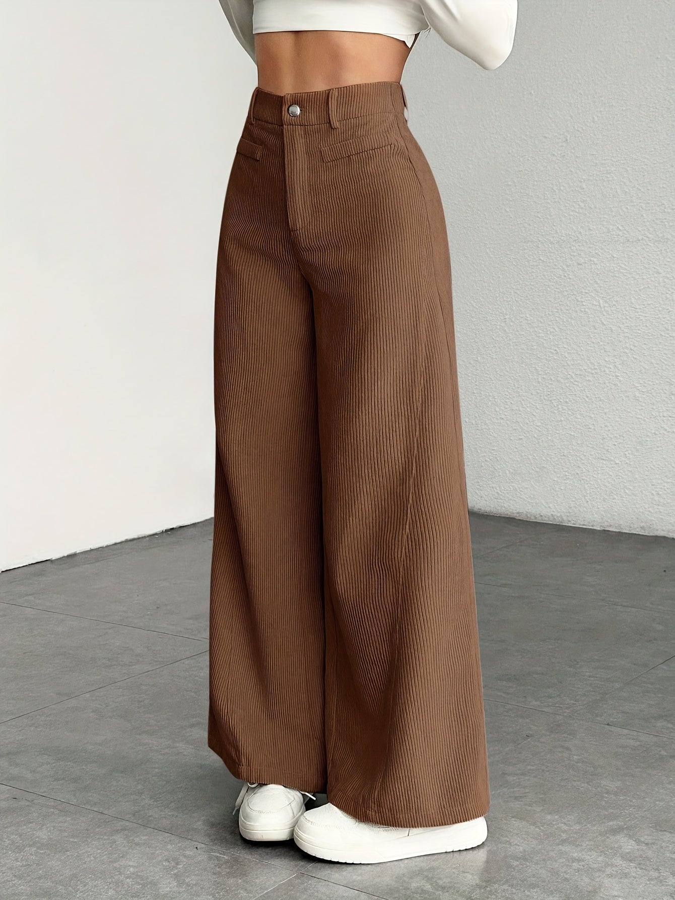 Alior – Hochbundhose in Cord-Optik