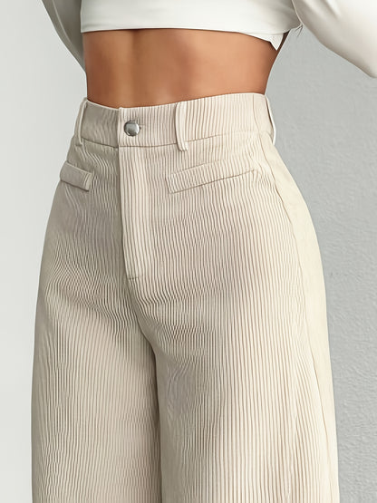 Alior – Hochbundhose in Cord-Optik