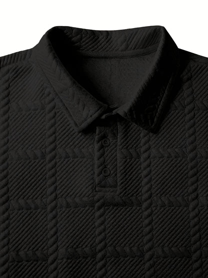 Aris – Jacquard Polohemd