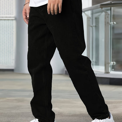 Elio – Klassische Straight Fit Jeans in Washed Blue