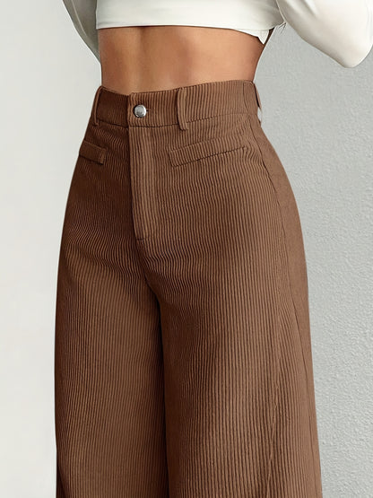 Alior – Hochbundhose in Cord-Optik